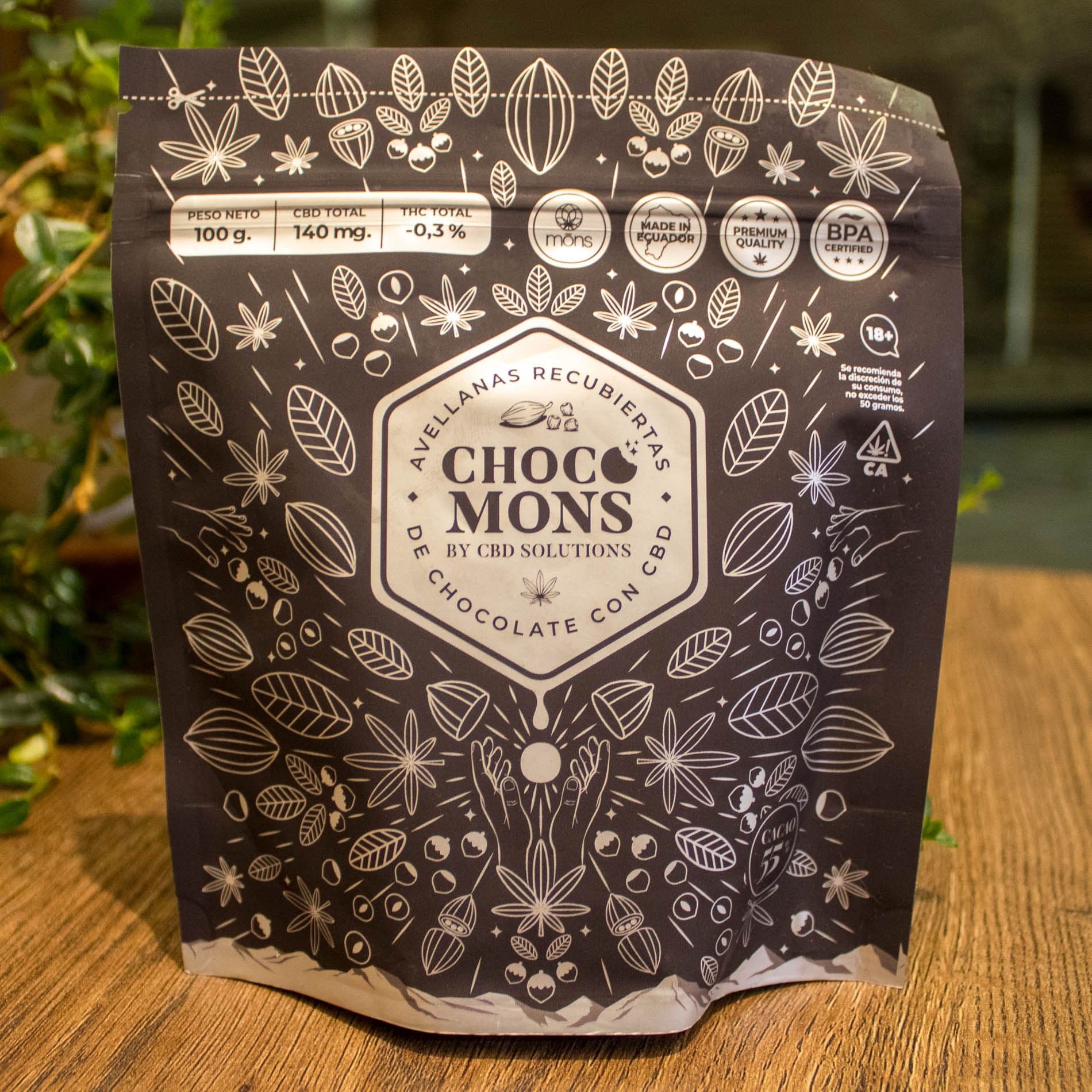 CHOCOLATE CON AVELLANAS